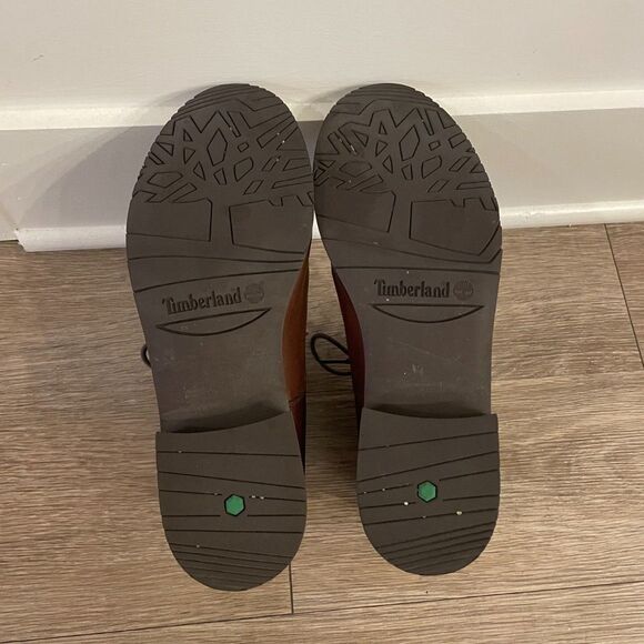 Timberland Brown Leather Mid Lace-Up Boot size 9.5 - Picture 6 of 7